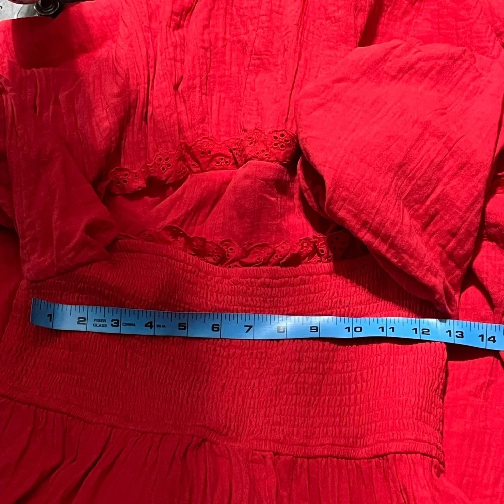 BILLABONG RED MAXI DRESS - Picture 5 of 7
